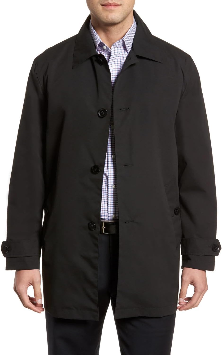 Men's Classic Stand-Collar Rain Jacket